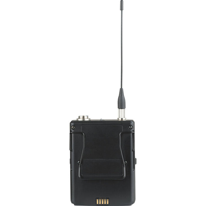 Shure ULXD1LEMO3-G57 digital wireless bodypack transmitter with 3-pin LEMO connector for professional microphones in 470–608 MHz band