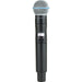 Shure ULXD2/B58 V50 VHF digital handheld wireless microphone transmitter with Beta 58A capsule for live vocals and broadcast
