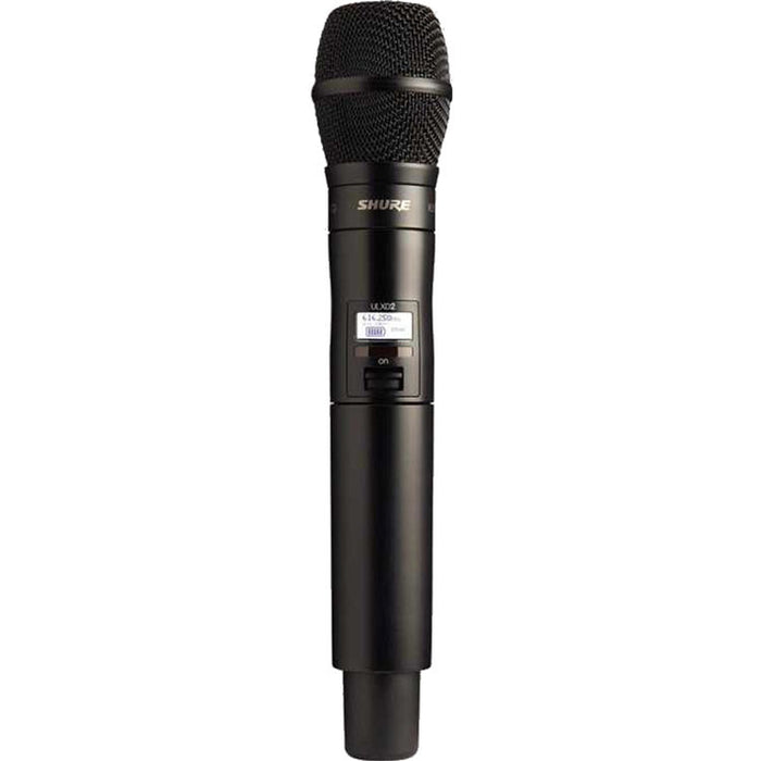 Shure ULXD2 KSM9 V50 VHF digital handheld wireless microphone transmitter with KSM9 condenser capsule for professional vocals