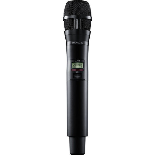 Shure ULXD2/N8CB digital handheld wireless microphone with Nexadyne 8/C cardioid capsule for professional vocal performance