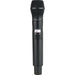 Shure ULXD2/SM87A VHF digital handheld wireless microphone with SM87A condenser capsule for professional vocal performance
