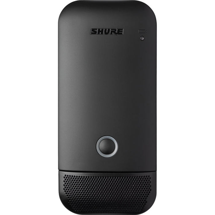 Shure ULXD6/C-X52 digital wireless cardioid boundary microphone transmitter in black operating in 902–928 MHz ISM band for conferencing
