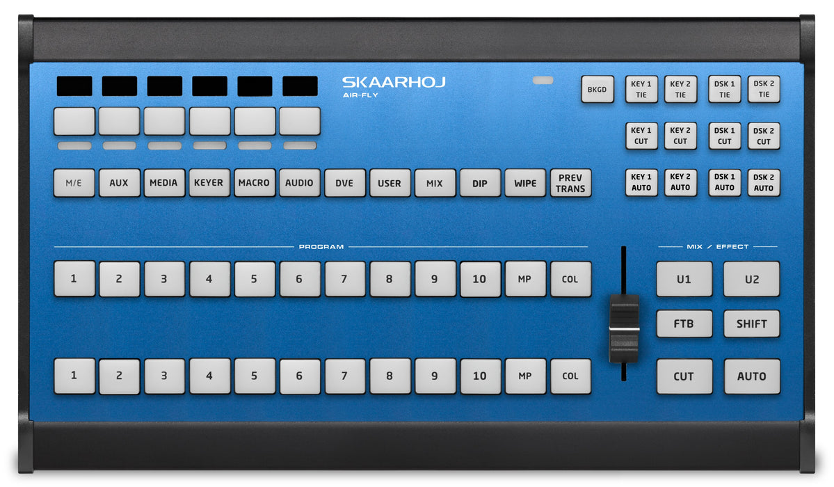 Skaarhoj AIR-FLY-4ATEM-V1B Live Production Controller with customizable interface and seamless ATEM switcher integration.