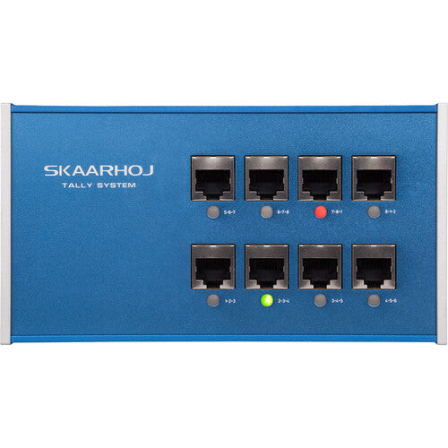 SKAARHOJ ETH-TALLY-LINK-V2-X3 Ethernet Tally Interface with three GPIO ports for broadcast and production