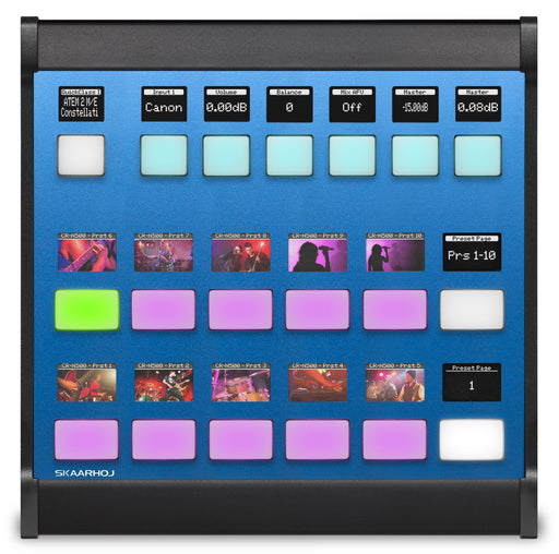 Skaarhoj FR-SHOT-PRO-V1B remote camera control panel for live production and broadcasting.