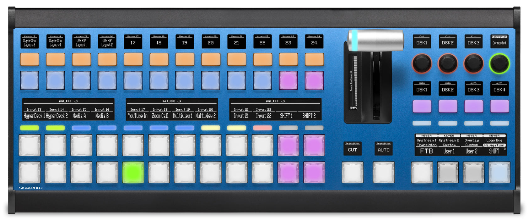 Skaarhoj MASTER-KEY-ONE-V2B Control Surface for Professional Broadcast and Media Control