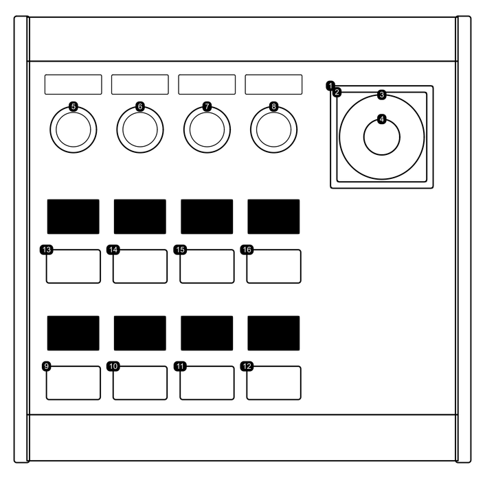 Skaarhoj PTZ-VIEW-V1B Controller for PTZ camera control