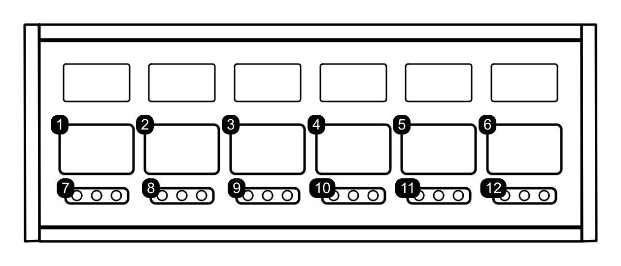 Skaarhoj QUICK-BAR-V1B Control Surface for advanced broadcast control