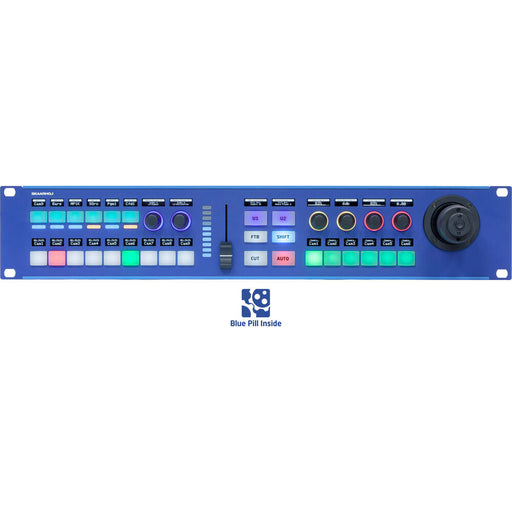 SKAARHOJ RACK-FUSION-V1B professional rackmount control panel with customizable buttons and user-friendly design