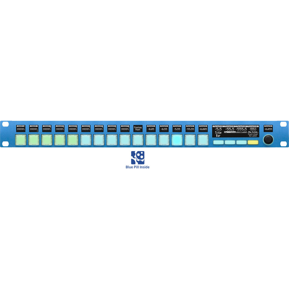 X Rack Pro 2 4u Server Rack SKAARHOJ RACK-PRO-2-V1B 2U Rackmount Universal Broadcast Controller ...