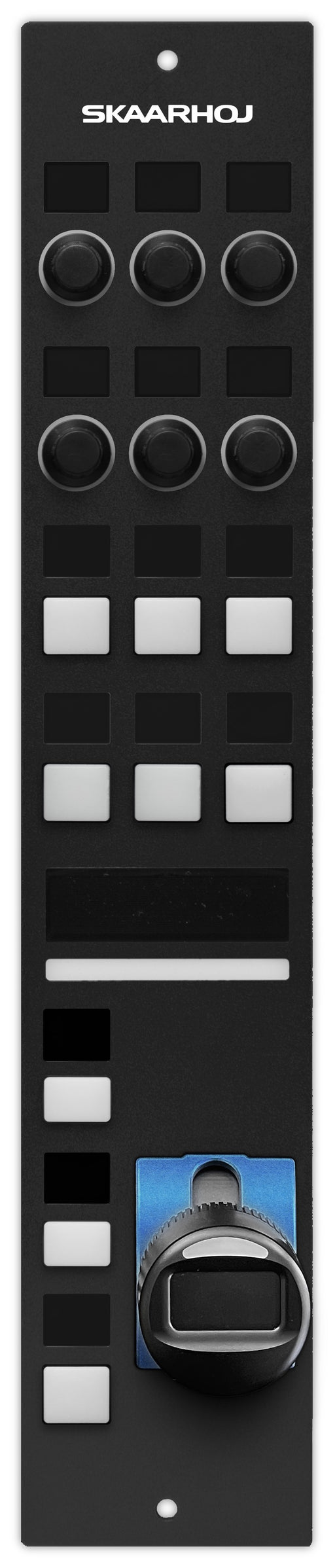 Skaarhoj RCP-MINI-V1B-BK Remote Control Panel in Black for Broadcasting and Video Production