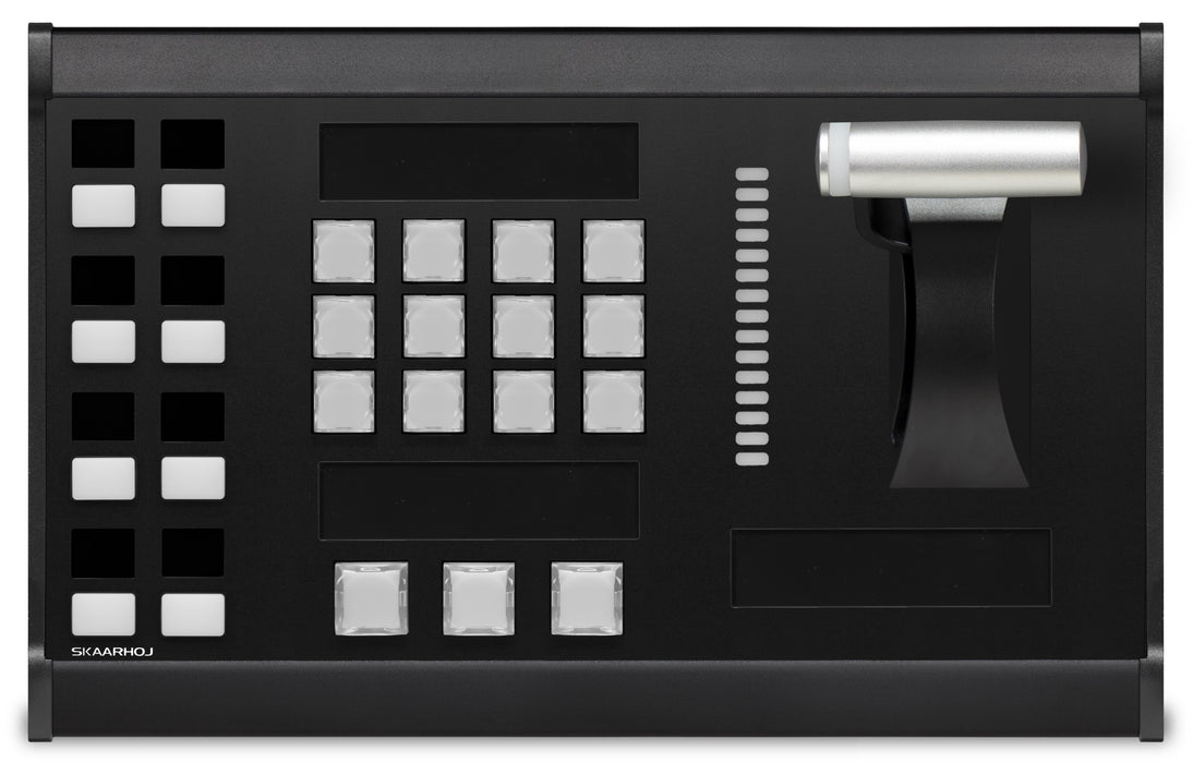Skaarhoj T-BLOCK-R-V1B-BK Controller - Compact, durable, and versatile production controller for professional environments.