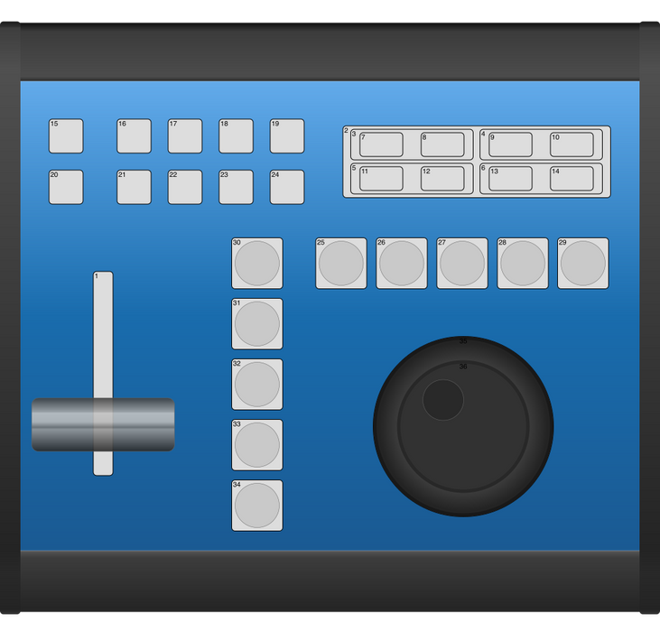 Skaarhoj TIME-SPIN-V1B timecode controller for professional audio and video production