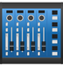 Skaarhoj WAVE-BOARD-V2B control surface with customizable buttons and knobs for professional broadcast production