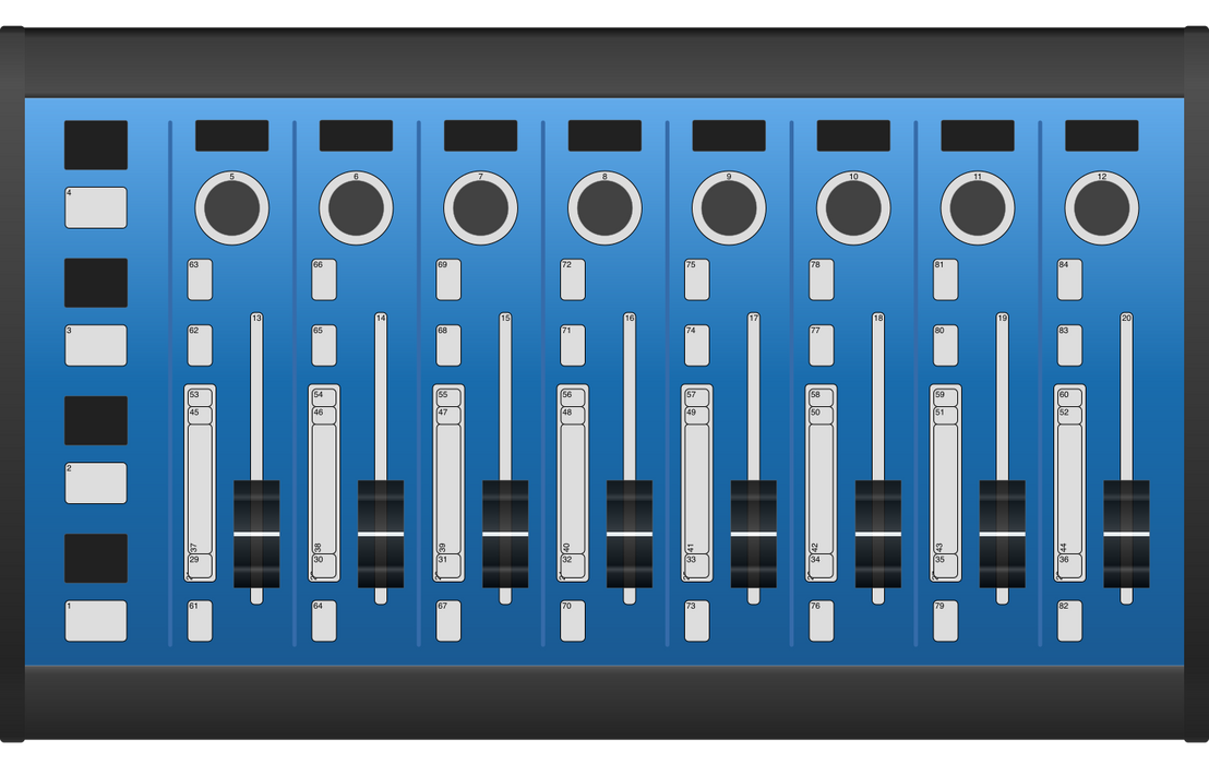Skaarhoj W-BOARD-MINI-V1B - Compact control surface for professional video production