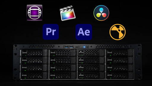 Complete, networked, high-performance shared storage workflow servers - Available in 16 bay, 8 bay, and 4 bay configurations.