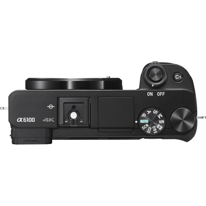 Sony a6100 mirrorless camera kit with 16-50mm and 55-210mm lenses ILCE-6100X/B APS-C camera bundle