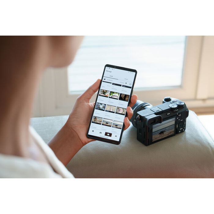 Sony a6700 mirrorless camera with 18-135mm lens ILCE-6700M-B APS-C hybrid camera kit