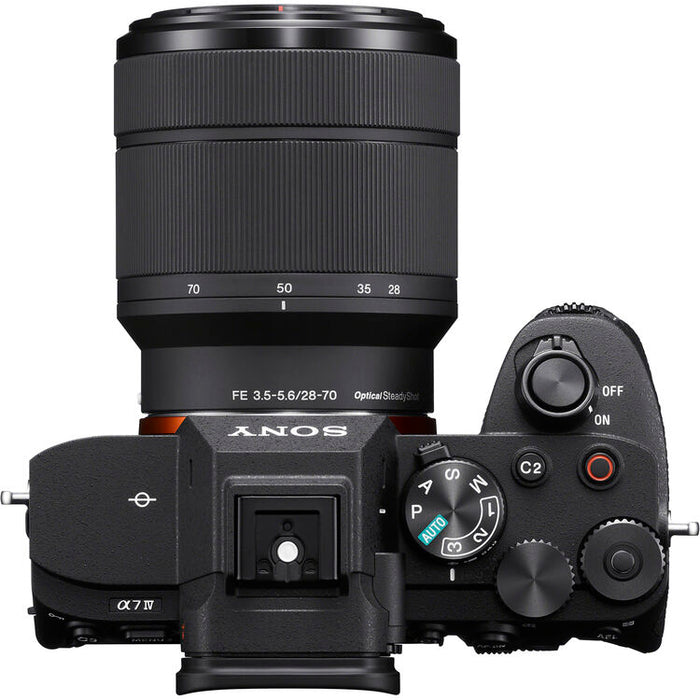 Sony a7 IV mirrorless camera with 28-70mm lens ILCE-7M4K-B full-frame hybrid camera kit