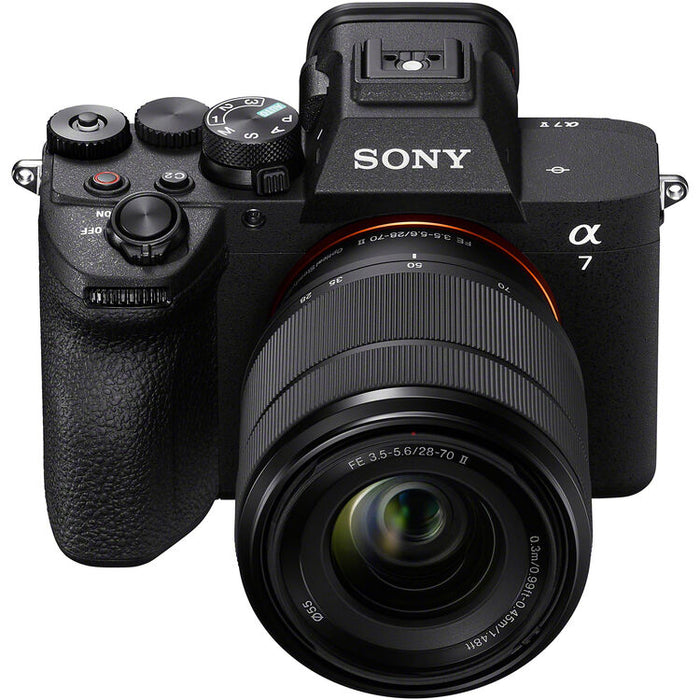 Sony a7C II mirrorless camera with 28-60mm lens black ILCE-7CM2L-B compact full-frame hybrid camera kit