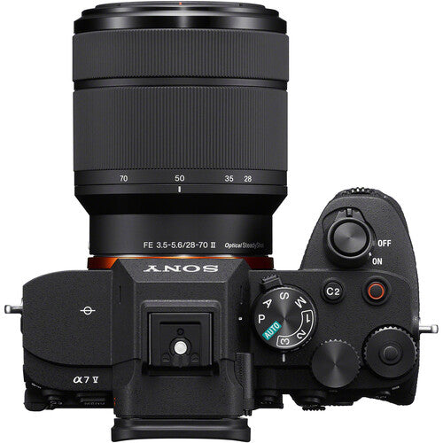 Sony a7C II mirrorless camera with 28-60mm lens black ILCE-7CM2L-B compact full-frame hybrid camera kit