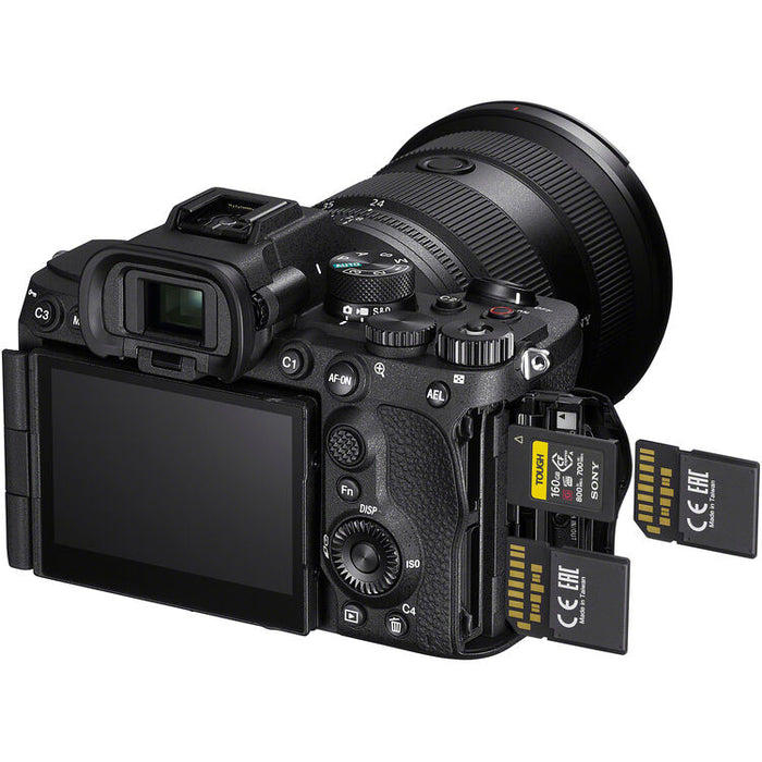 Sony a7C II mirrorless camera with 28-60mm lens black ILCE-7CM2L-B compact full-frame hybrid camera kit