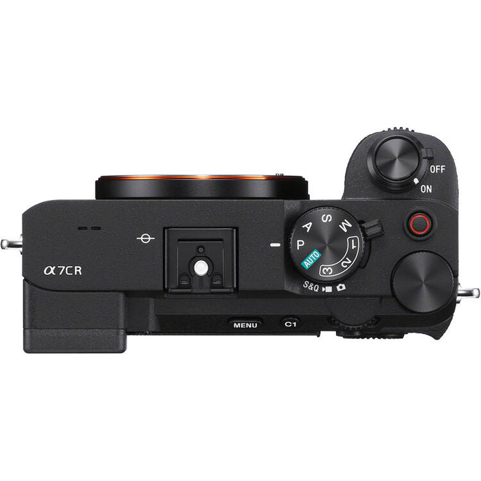 Sony a7CR mirrorless camera black ILCE-7CR-B compact full-frame 61MP high-resolution camera