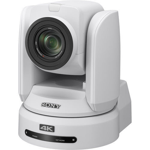 Sony BRC-AM7W 4K PTZ Camera with AI Tracking, Auto-Framing, and Remote Control - White