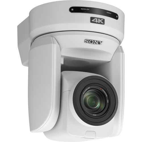 Sony BRC-AM7W 4K PTZ Camera with AI Tracking, Auto-Framing, and Remote Control - White