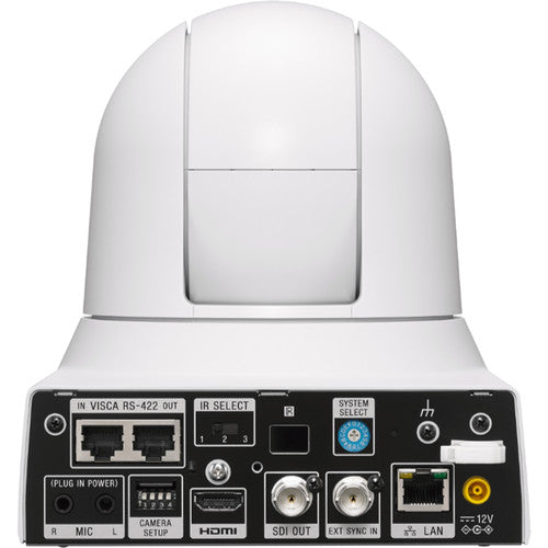 Sony BRC-X400/W 4K PTZ Camera with NDI®|HX, ideal for live production, streaming, and remote monitoring