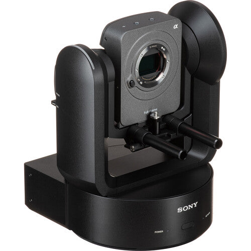 Sony FR7 Cinema Line PTZ camera with full-frame sensor and E-mount lens for cinematic remote production