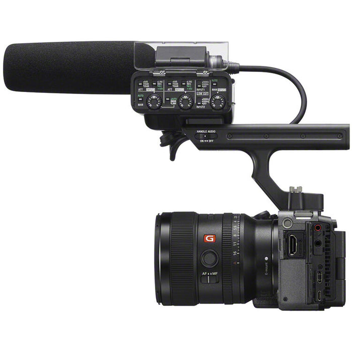 Sony FX3A full-frame cinema camera with 4K recording, compact body, and professional video features