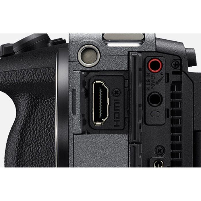 Sony FX3A full-frame cinema camera with 4K recording, compact body, and professional video features