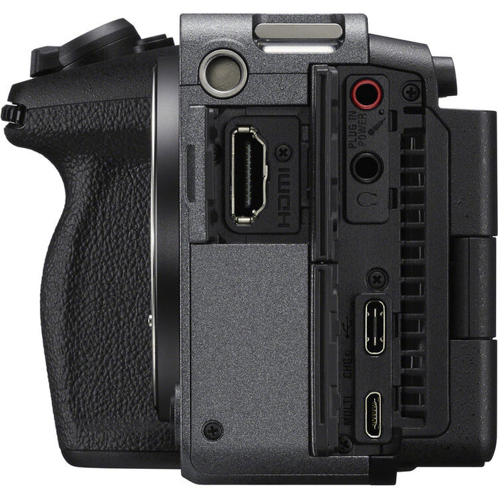 Sony FX3A full-frame cinema camera with 4K recording, compact body, and professional video features