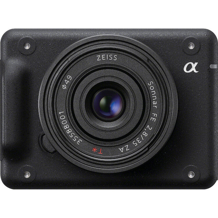 Sony ILX-LR1 industrial camera with full-frame sensor and E-mount lens designed for remote operation and integration