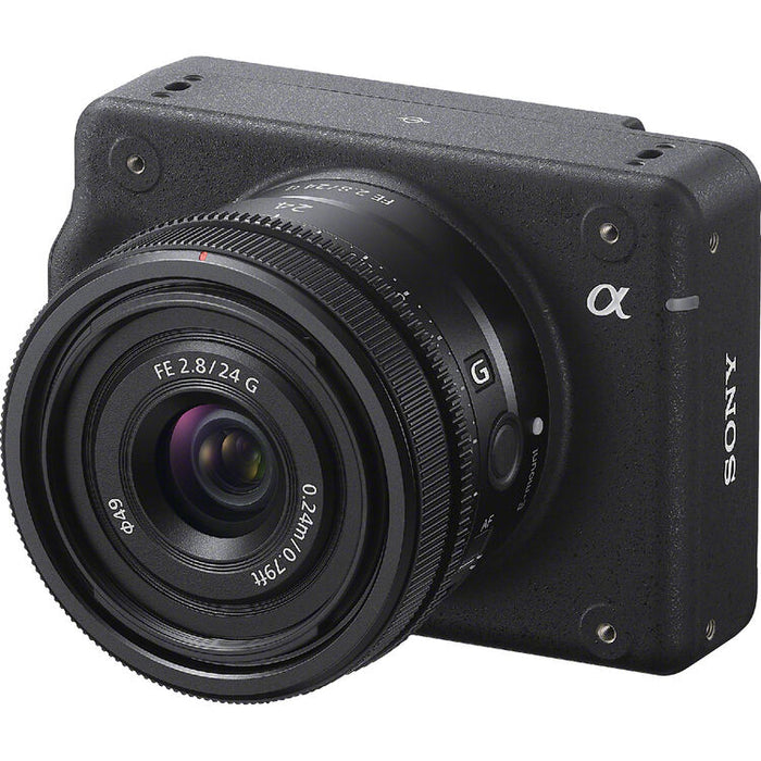 Sony ILX-LR1 industrial camera with full-frame sensor and E-mount lens designed for remote operation and integration
