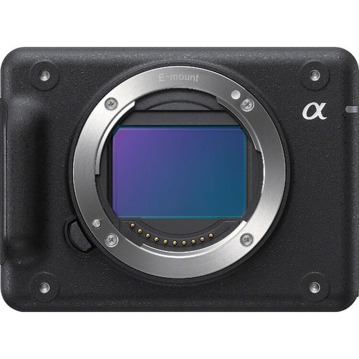 Sony ILX-LR1 industrial camera with full-frame sensor and E-mount lens designed for remote operation and integration