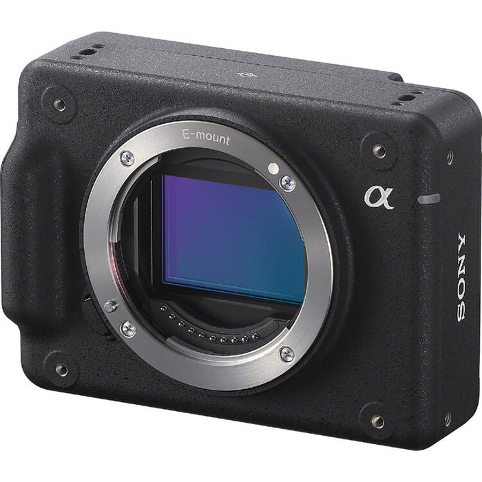 Sony ILX-LR1 industrial camera with full-frame sensor and E-mount lens designed for remote operation and integration
