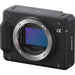 Sony ILX-LR1 industrial camera with full-frame sensor and E-mount lens designed for remote operation and integration