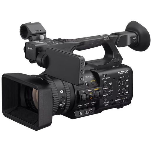 Sony PXW-Z200 4K XDCAM camcorder with 1-inch CMOS sensor, professional zoom lens, and broadcast connectivity