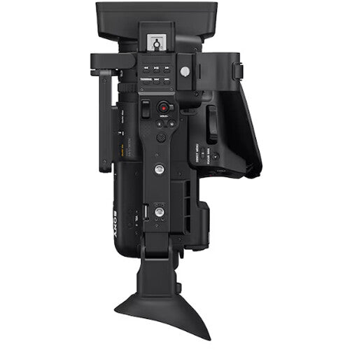 Sony PXW-Z200 4K XDCAM camcorder with 1-inch CMOS sensor, professional zoom lens, and broadcast connectivity