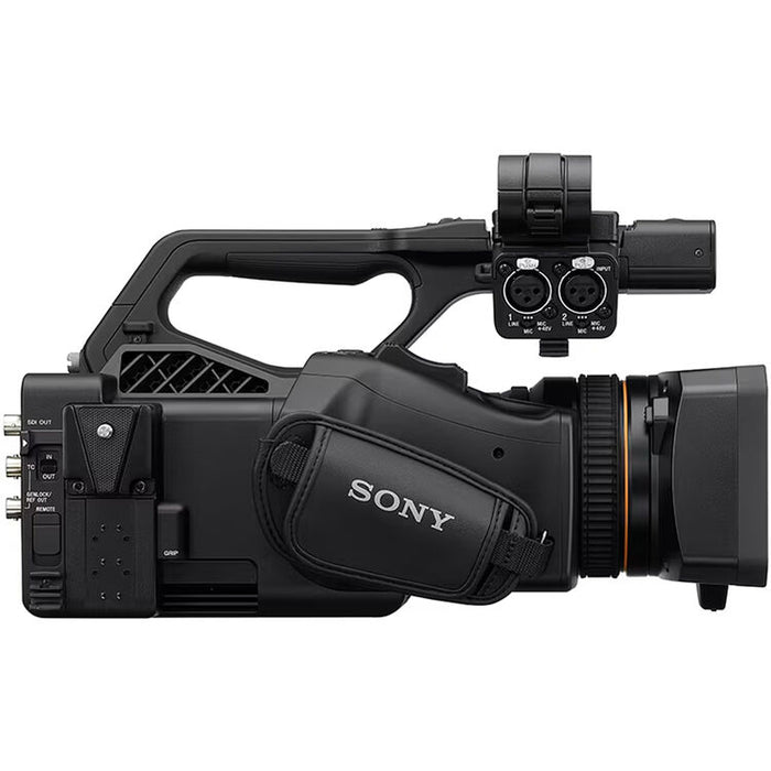Sony PXW-Z300 XDCAM camcorder with 3-CMOS sensors, professional zoom lens, and broadcast connectivity