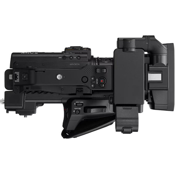 Sony PXW-Z300 XDCAM camcorder with 3-CMOS sensors, professional zoom lens, and broadcast connectivity