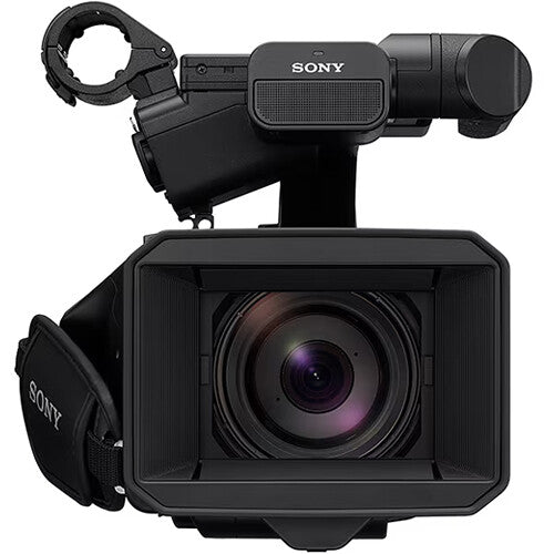 Sony PXW-Z300 XDCAM camcorder with 3-CMOS sensors, professional zoom lens, and broadcast connectivity