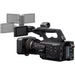 Sony PXW-Z300 XDCAM camcorder with 3-CMOS sensors, professional zoom lens, and broadcast connectivity
