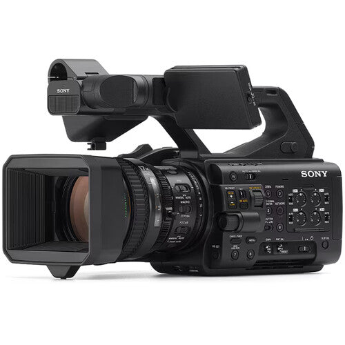 Sony PXW-Z300 XDCAM camcorder with 3-CMOS sensors, professional zoom lens, and broadcast connectivity