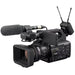 Sony PXW-Z300 XDCAM camcorder with 3-CMOS sensors, professional zoom lens, and broadcast connectivity