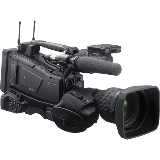Sony PXW-Z450 4K UHD shoulder camcorder with 2/3-inch CMOS sensor and B4 mount for broadcast production