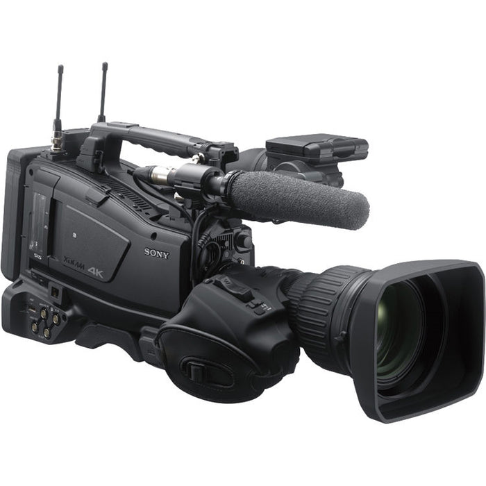 Sony PXW-Z450 4K UHD shoulder camcorder with 2/3-inch CMOS sensor and B4 mount for broadcast production