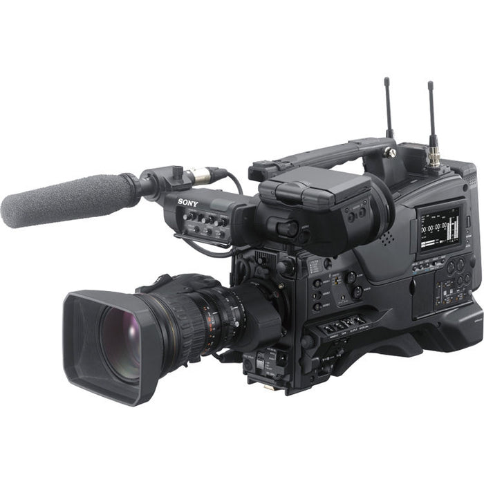Sony PXW-Z450 4K UHD shoulder camcorder with 2/3-inch CMOS sensor and B4 mount for broadcast production